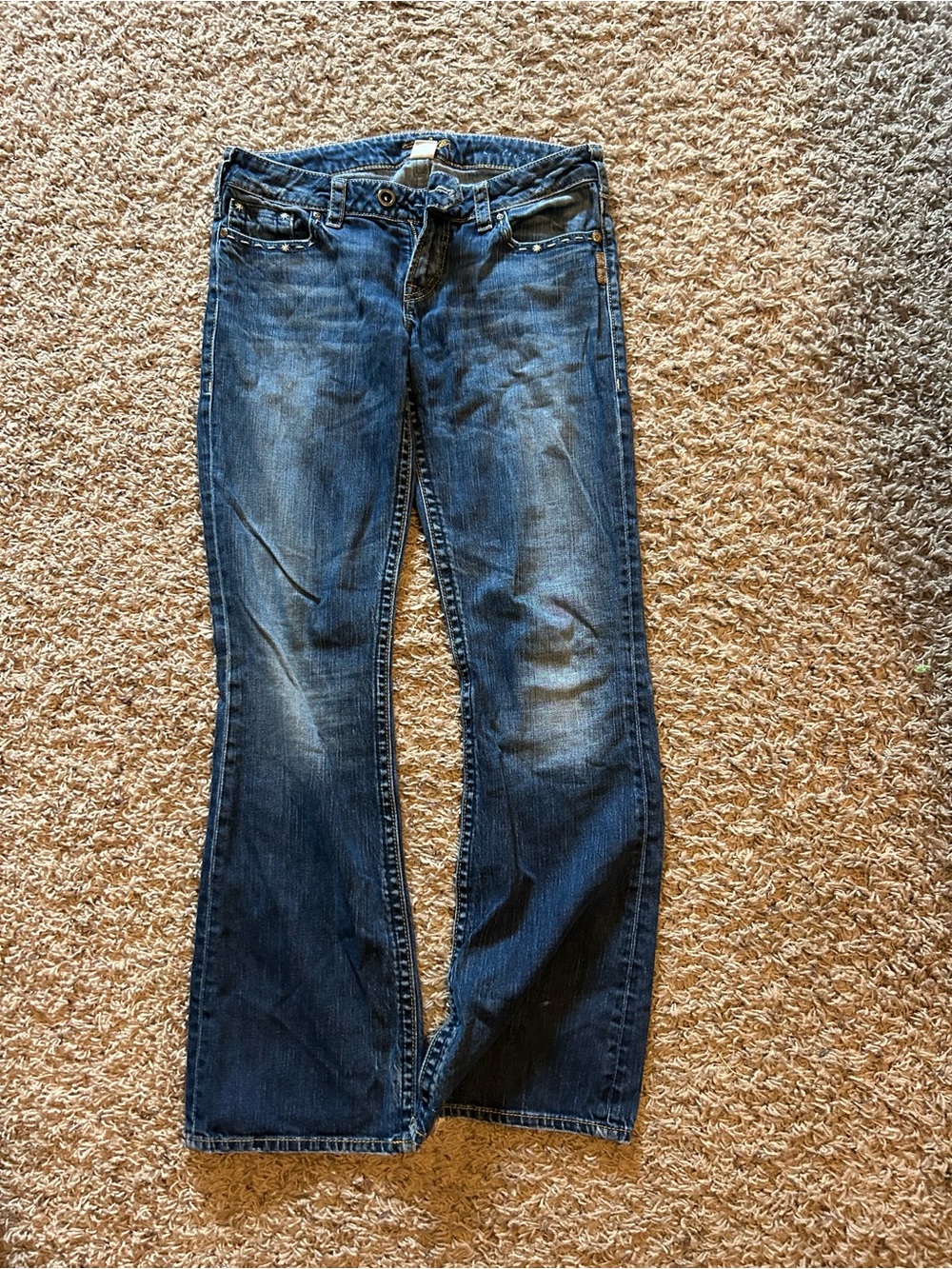 Silver Jeans Dark Blue Bootcut Women's Jeans